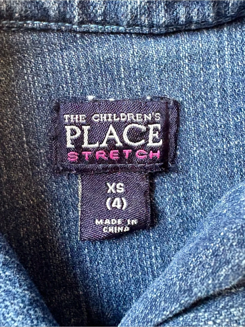 Y2K Children's Place Denim Blazer-Style Jean Jacket - Size XS (4)